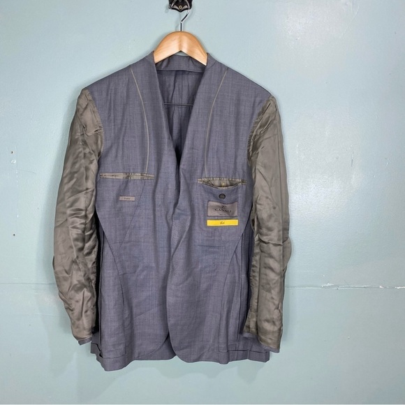 Canali Gray Kai Travel‎ Blazer Sz IT 48 , US 38 - Picture 7 of 16